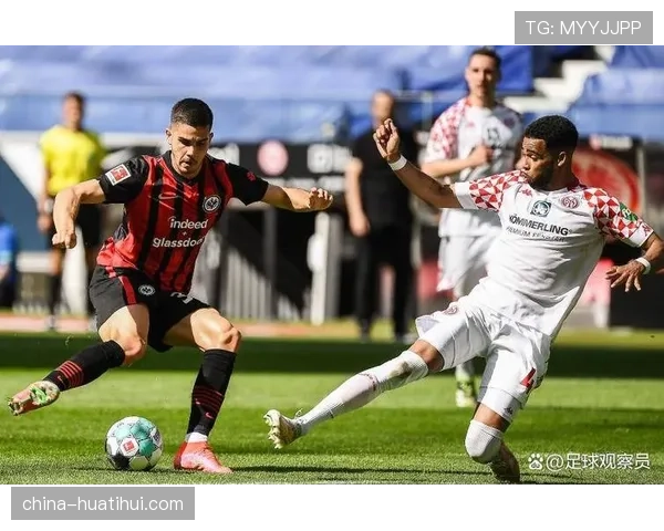 实时：美因茨通过快速反击打入一球，这是他们本场比赛第一次射正目标